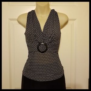 Black & White Summer Blouse